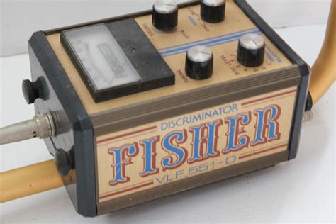 vintage fisher metal detectors